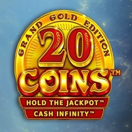 20 Coins Grand Gold Edition slot logo by Wazdan at Bonuseria Casino20 Coins Grand Gold Edition
