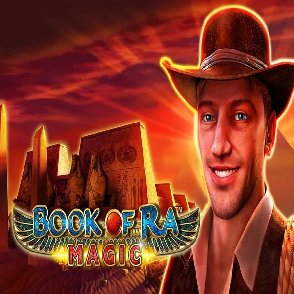 Try Book of Ra Magic slot by Greentube on bonuseriacasino.net – logo image