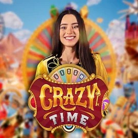Crazy Time game by Evolution – logo hosted on Bonuseria Casino