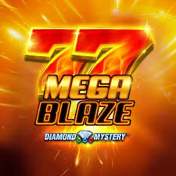 Diamond Mystery Mega Blaze by Greentube, showcased at bonuseriacasino.net – game logo