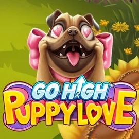 Go High Puppy Love game by RubyPlay – logo hosted on Bonuseria Casino