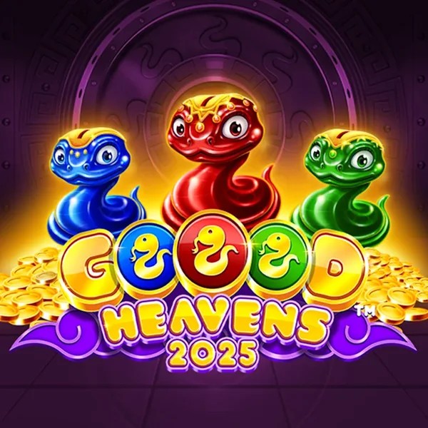 Logo of Goood Heavens from Rarestone Gaming at Bonuseria Casino