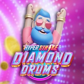 Hyper Strike Diamond Drums online game logo by Gameburger Studios on bonuseriacasino.net