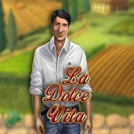 La Dolce Vita slot logo by Gamomat at Bonuseria CasinoLa Dolce Vita
