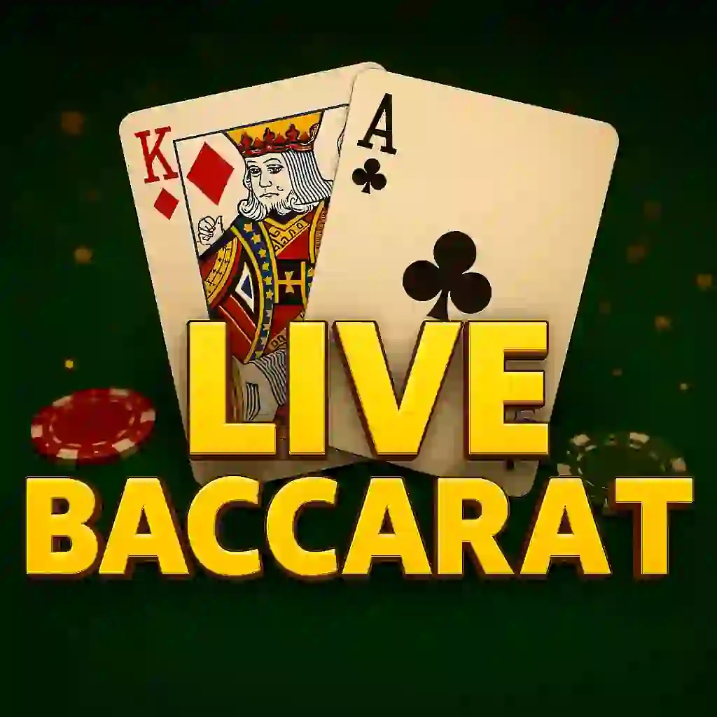 Live Baccarat logo – Live Casino by Evolution at Bonuseria Casino