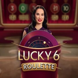 Lucky 6 Roulette online game logo by Pragmatic Play on bonuseriacasino.net