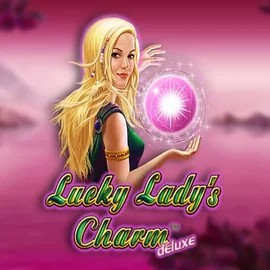 Lucky Ladys Charm Deluxe slot logo by Greentube at Bonuseria CasinoLucky Ladys Charm Deluxe