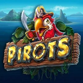 Pirots slot logo by ELK Studios at Bonuseria CasinoPirots