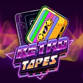 Retro Tapes slot logo by Push Gaming at Bonuseria CasinoRetro Tapes