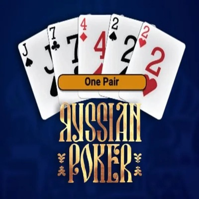 Russian Poker logo by OneTouch Games at Bonuseria Casino