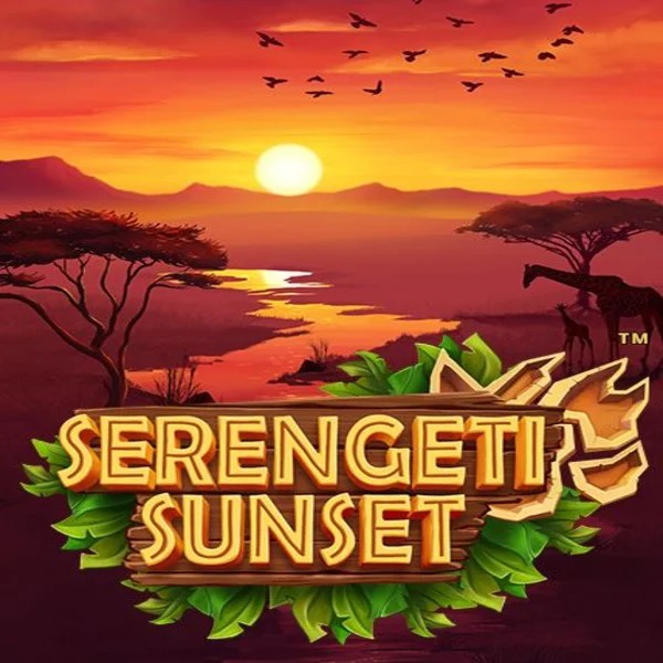Serengeti Sunset slot logo by Skywind Group at Bonuseria CasinoSerengeti Sunset