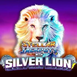 Stellar Jackpots with Silver Lion game by Lightning Box Game – logo hosted on Bonuseria Casino