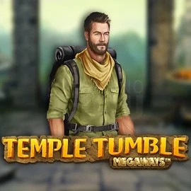 Temple Tumble Megaways slot logo by Relax Gaming at Bonuseria CasinoTemple Tumble Megaways